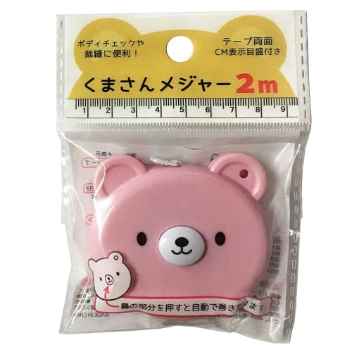 nakatoshi industry Bear Measuring Tape, 10 Pieces, 490-BM