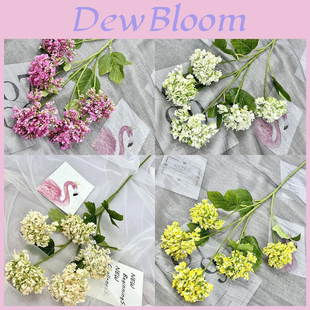 Polyester Hydrangea Artificial Flower For Wedding Decor Photography Home Office Arrangement