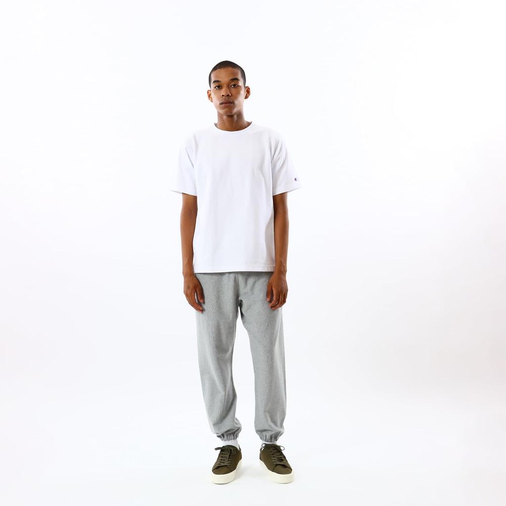 Short Sleeve Round Neck Cotton Revers Short Sleeve Revers White XL [Champion] T-shirt 100% 9.4oz Weave(R) T-Shirt Weave(R) C3-Z318 Men's