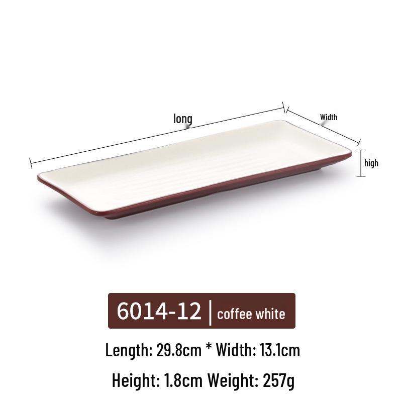 Kaibaiya Melamine Rectangular Sushi & BBQ Tray