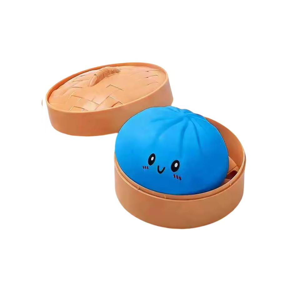 HOT Dumpling Squishy Squeeze Toy, Simulation Steamed Bun, Trending Funny Prank Stress Relief Ball, Decompression Artifact Toy