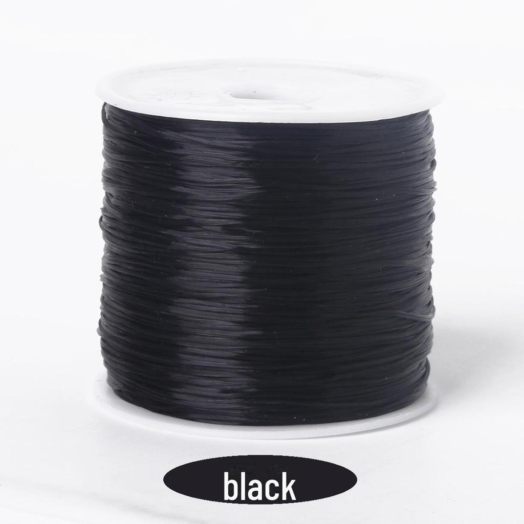 Flacher elastischer Draht für selbstgemachte Perlenarmbänder, 46 m x 0,7 mm