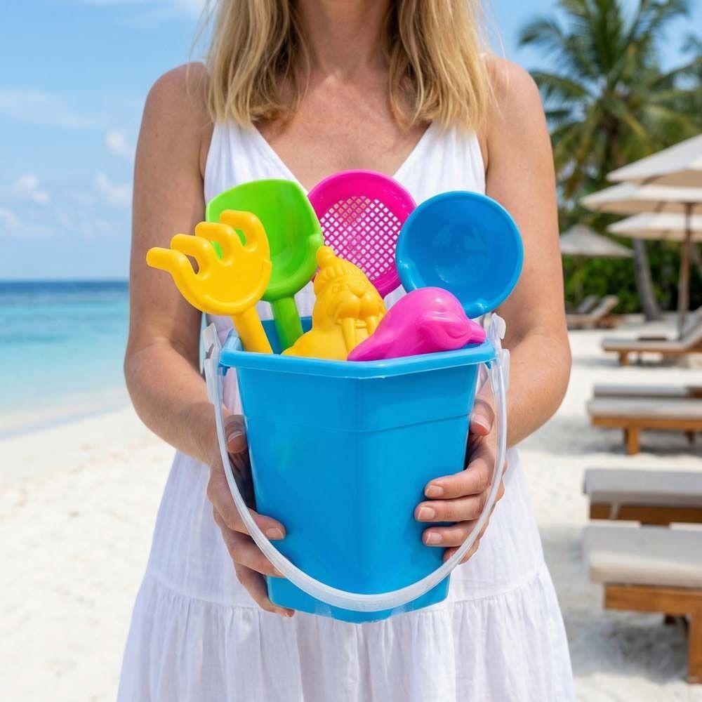 With Bucket Beach Sand Play Toys Parent-Child Summer Beach Toys Beach Shovel Bucket Set  Gifts