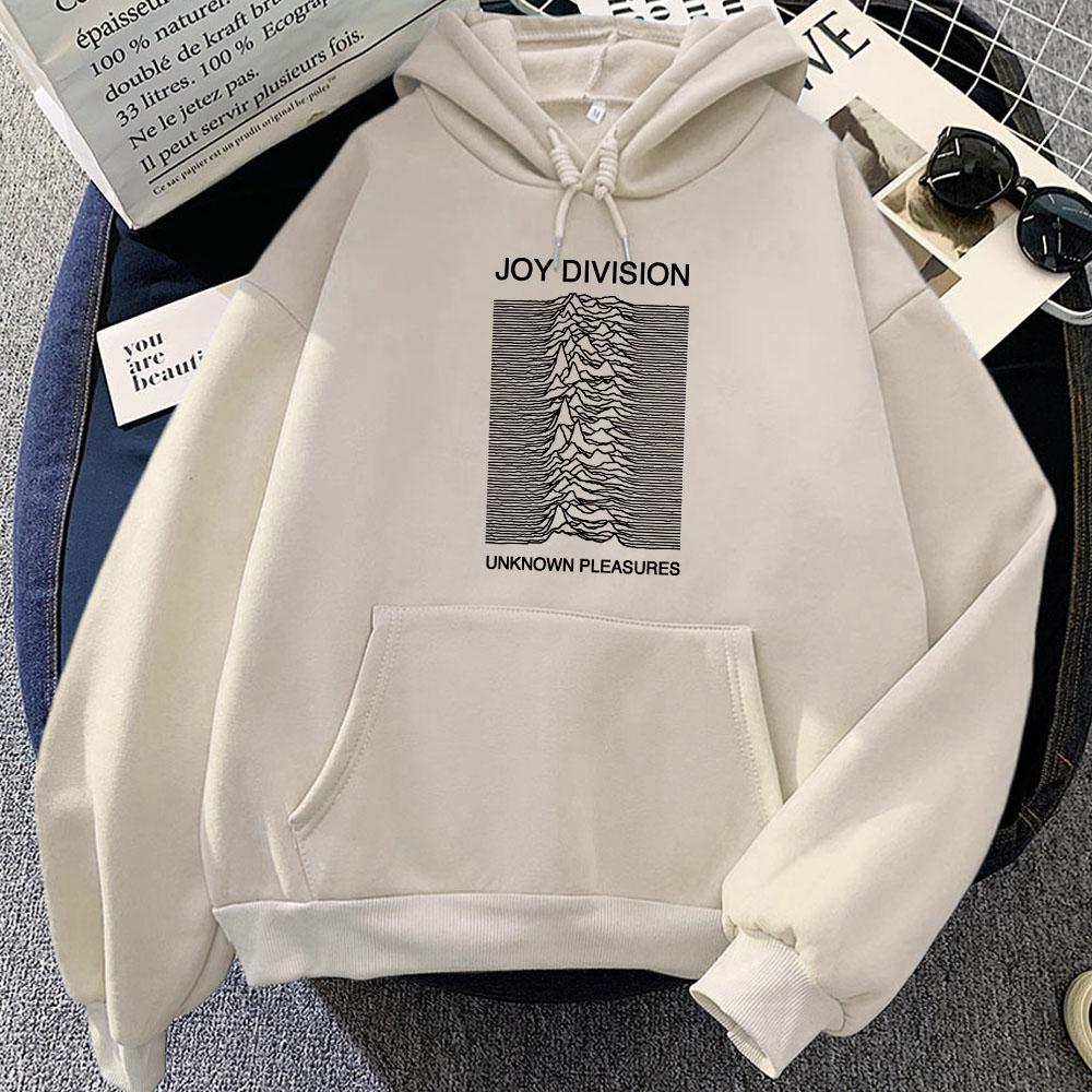 

Худі з принтом гурту Joy Division Смішні світшоти з графічним принтом Зимові жіночі з довгим рукавом Теплий пуловер з капюшоном Мультяшний одяг S