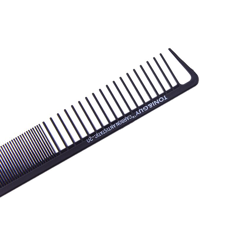 1 Styles Comb Salon Professional Hairdressing Carbon Antistatic Cutting Comb