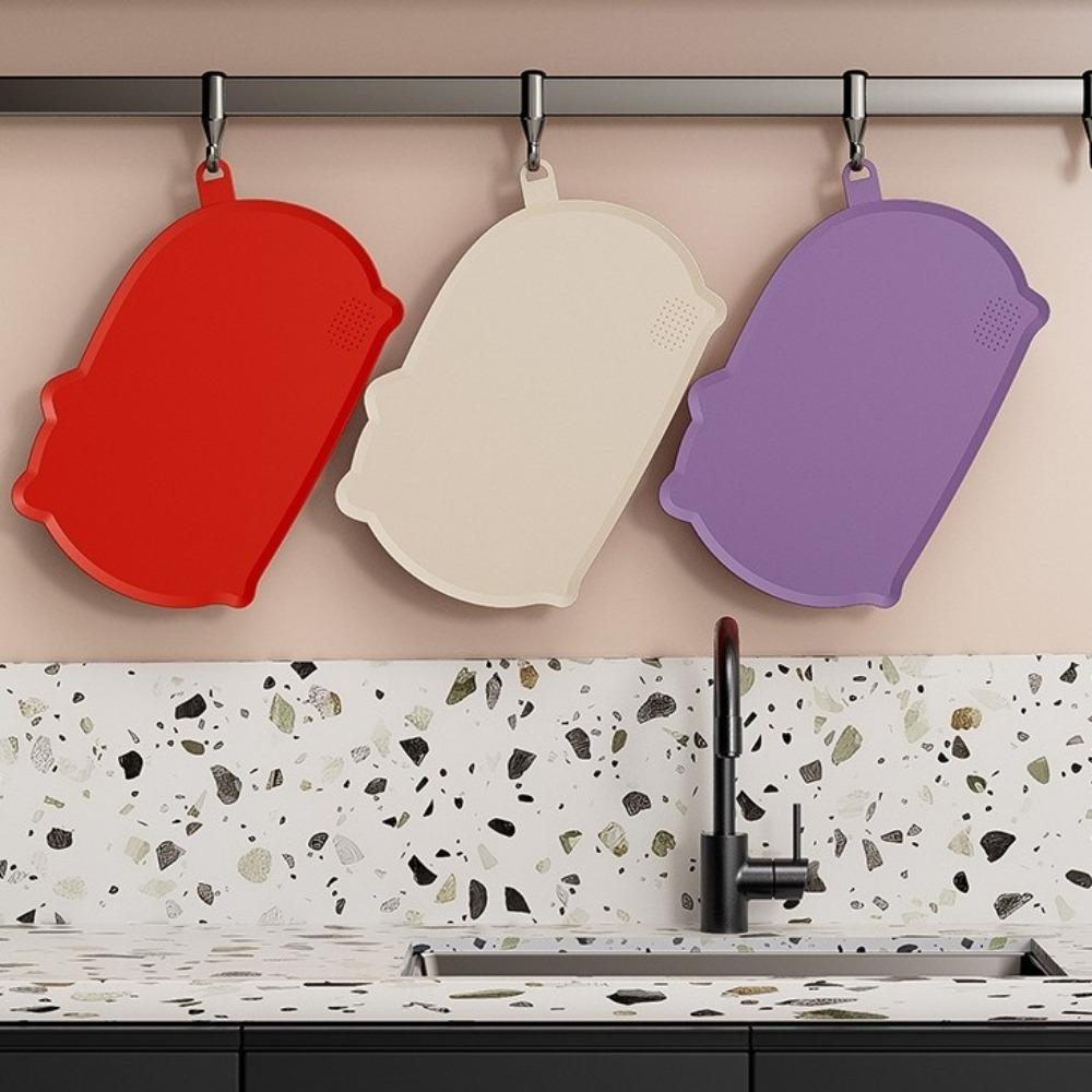 Double-Sided Anti-Mildew Cutting Board Non-Slip Fruit Cutting Board Chopping Board Camping