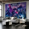 K-Pop Shadow Legends Wall Tapestry Aesthetic Wall Hanging Printed Fabric Blanket Decorative Tapestries for Bedroom Living Room Home Decor