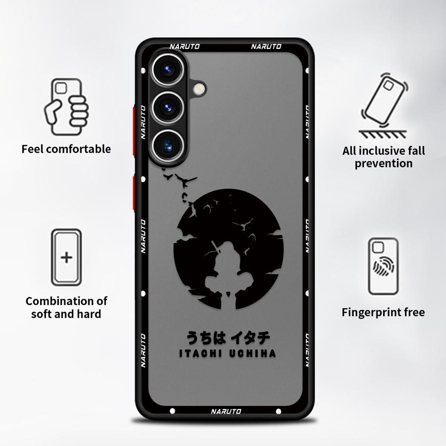 Japan Anime Narutos Case for Samsung Galaxy A24 A25 A26 A21s A22 A34 A35 A36 A52 A56 A53 A54 A73 Matte Phone Cover