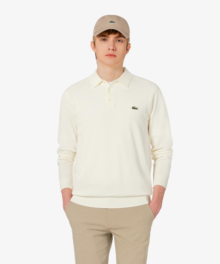 LACOSTE Men'S Pique Long Sleeve Polo Sweater Ah306E-56G Xfj