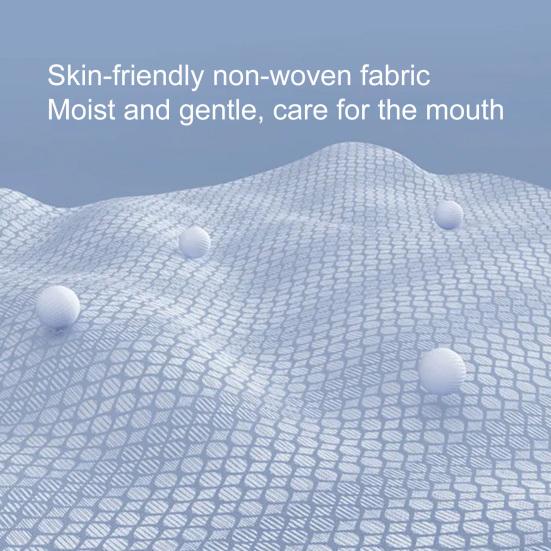 50 Stück/Set Haustierwischtuch Guter Reinigungseffekt Nicht befeuchtet Ultraweich Mundpflege Einweg Haustier Feuchttuch Zahnreinigung Fingerling Produkt für Katze