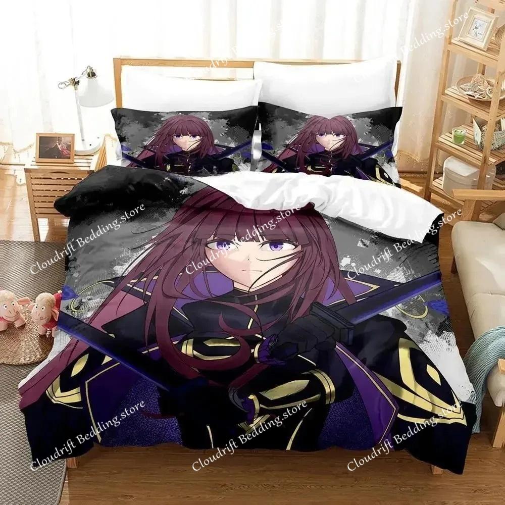 The Eminence in Shadow Cid Kagenou Bedding Set Cartoon Anime Adult Kid Bedroom Duvet Cover Sets 3D Kawaii Anime