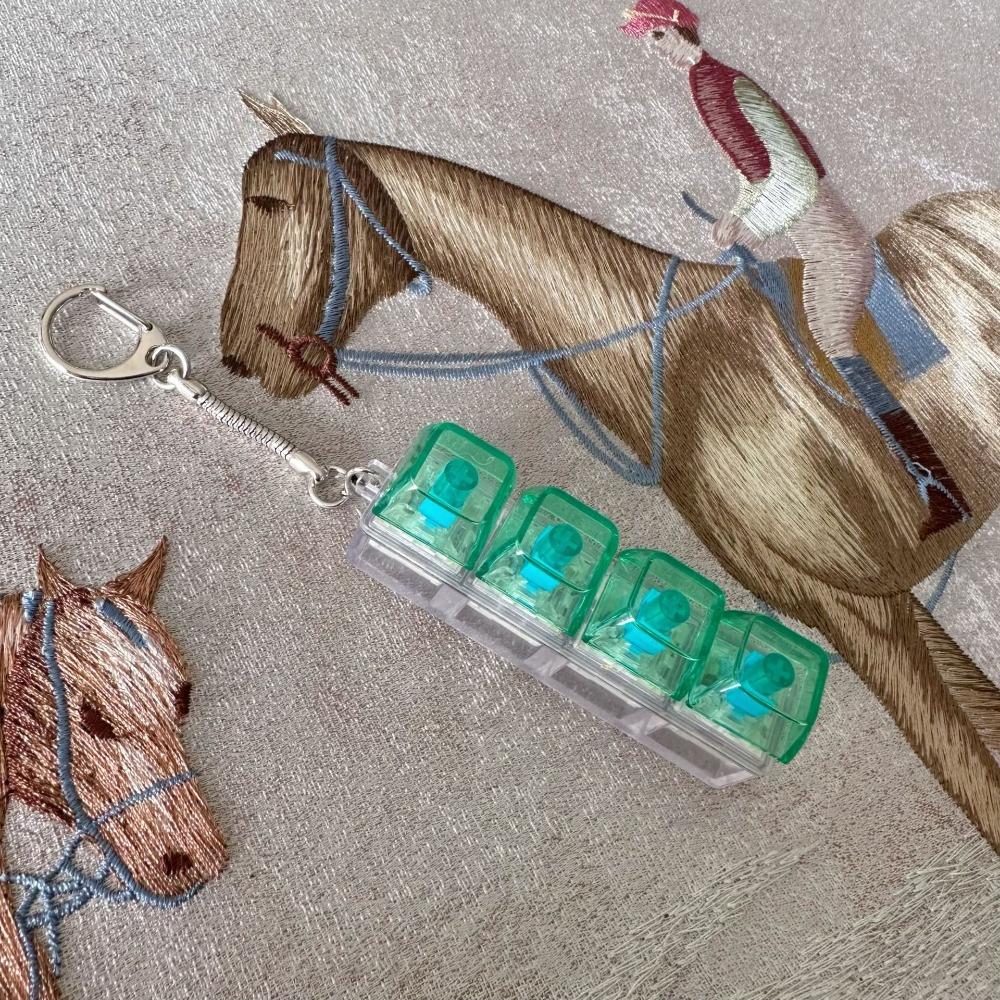 

Кнопка-брелок Пальцева клавіатура 3/4/9 клавіш Клікер Іграшка Розслаблююча Іграшка для зняття стресу Дорослий E