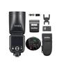 Authorized Godox V100S 100Ws TTL Touchscreen Round Head Camera Flash Speedlight for Sony 400 Full Power Second Recycle 10 Level LED Modeling Lamp