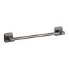 Wall-Mounted No-Punch Towel Rack with Shelf and Single Bar for Bathroom Storage
