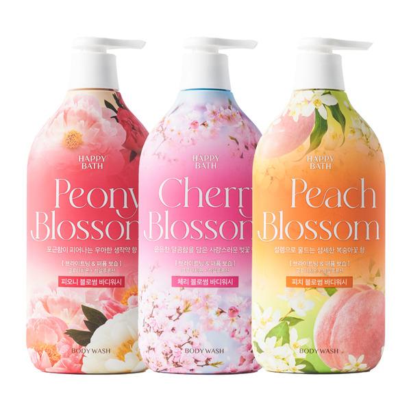 

HAPPY BATH Blossom Body Wash 900g x 2 03 Peach Blossom 900g x 2