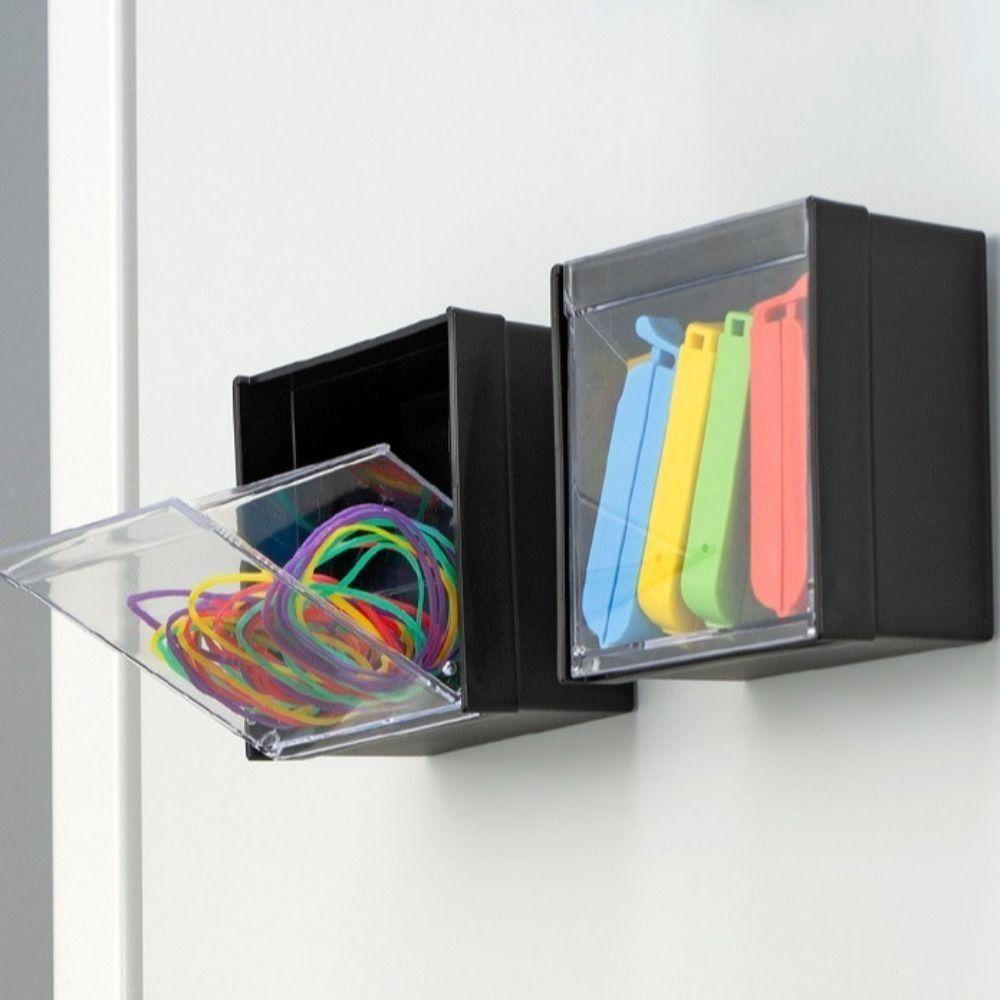 Plastic Mini Storage Box Space Saving Data Cable Storage Box Wall Mounted Storage Boxes Bathroom