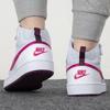 Nike Court Borough Mid 2 Kids White Pink Shoes CD7782-006