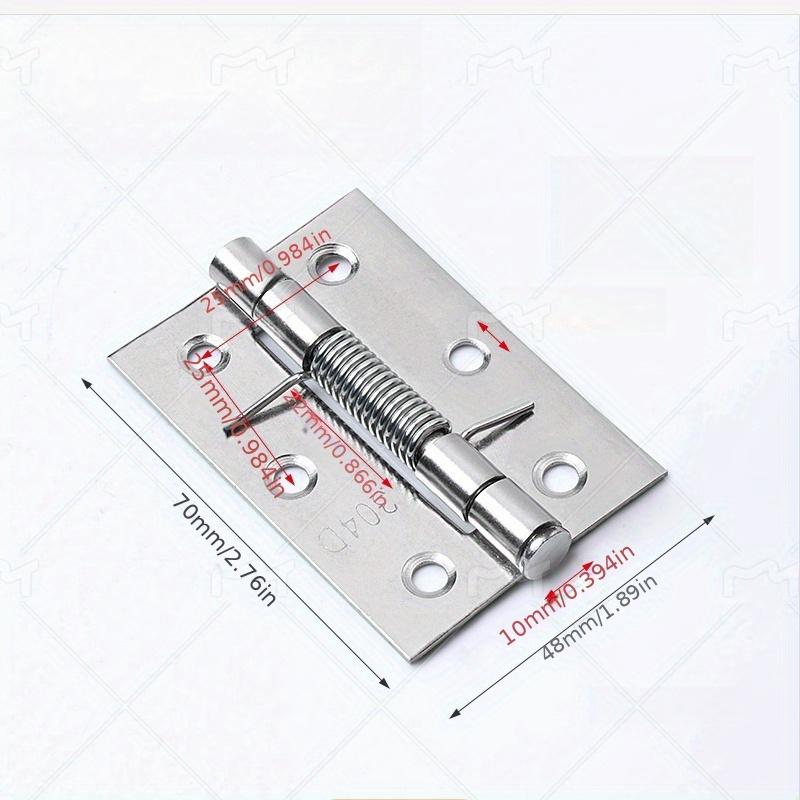 Door Closer Automatic Rebound Hinge Stainless Steel Spring Butt Hinge Hinge Self-Closing Door Return Hinge Factory Wholesale