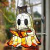 2D Flat, 1pc Light Catcher - Acrylic Window Decoration, Gothic Decoration for Halloween Window Decoration with Haunted House