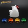 For Kawasaki KLX 250 KLX250 Motorcycle Radiator Water Tank CNC Caps Plastics Coolant Reservoir Overflow Protection Spare Parts
