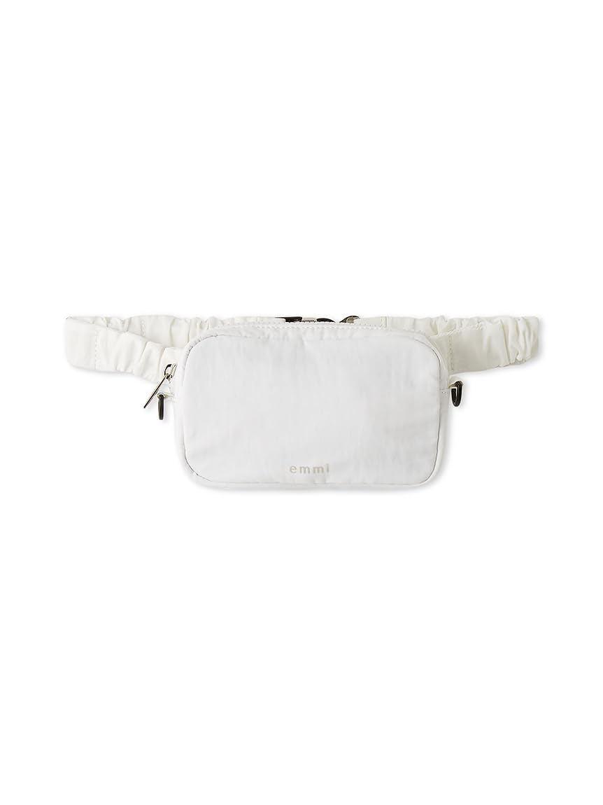 Мини поясная сумка на плечо 13WGB262313 WHT F [Emi] 2-way Женская белый