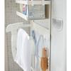 Yamazaki Washing Machine Side Magnetic Storage Rack White Approx. W28 x D11 x H67cm Plate Laundry Rack 3309