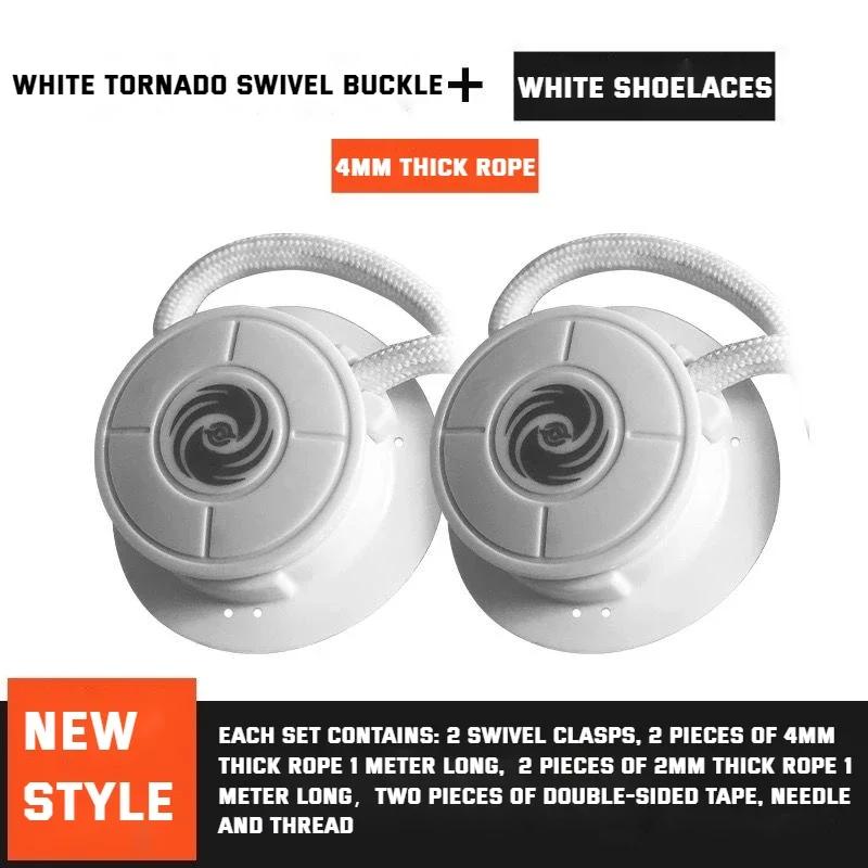 New Automatic Shoelaces Without ties Swivel Buckle Elastic Laces Sneakers Adult Kids unisex 4mm Round Shoelace Shoe Accessories