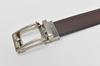 [United Colors of Benetton] Easy-to-attach slide-lock belt, auto-lock, no holes, checkered pattern, BNMB1025, chocolate, Japan. Maximum length approx.