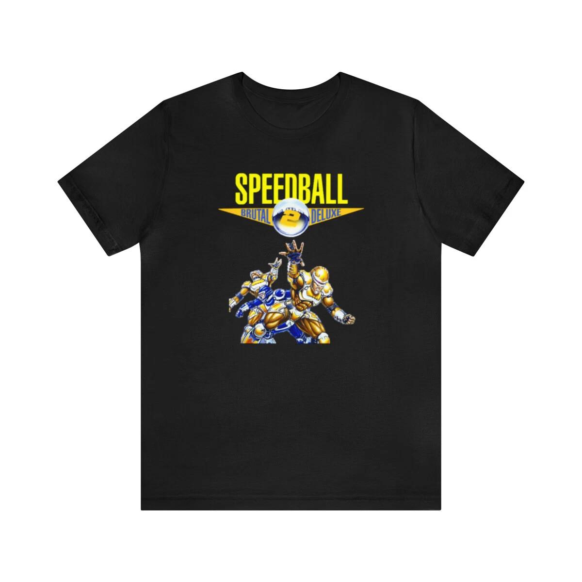 

Speedball 2 Brutal Deluxe Sega Genesis Pixel Art Unisex Short Sleeve Tee 100% Cotton T-shirt Mens Tees Top 4XL