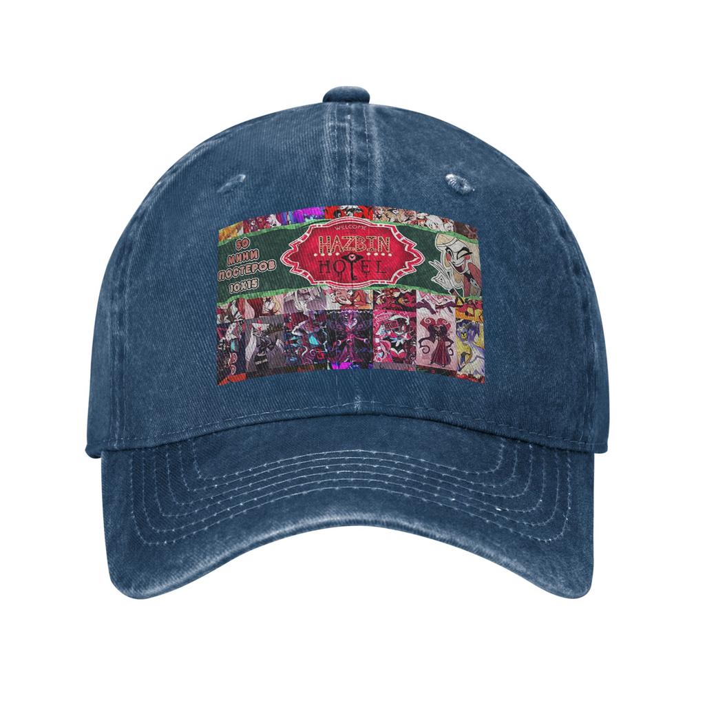 Hazbin Hotels Comedy Anime America Song And Dance Denim Cap Casual Baseball Caps Adjustable Hat Summer Unisex Baseball Hats
