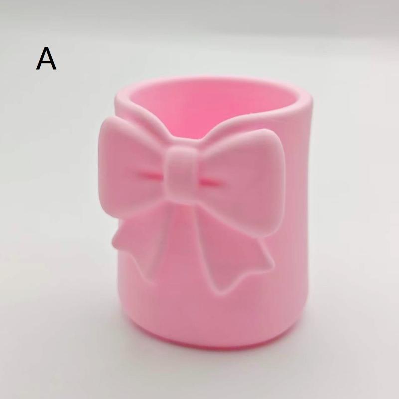3D Fashion Desk Storage Bucket Multifunctional Eco-Friendly Makeup Brush Organizer Pen Holder for Student Dorm