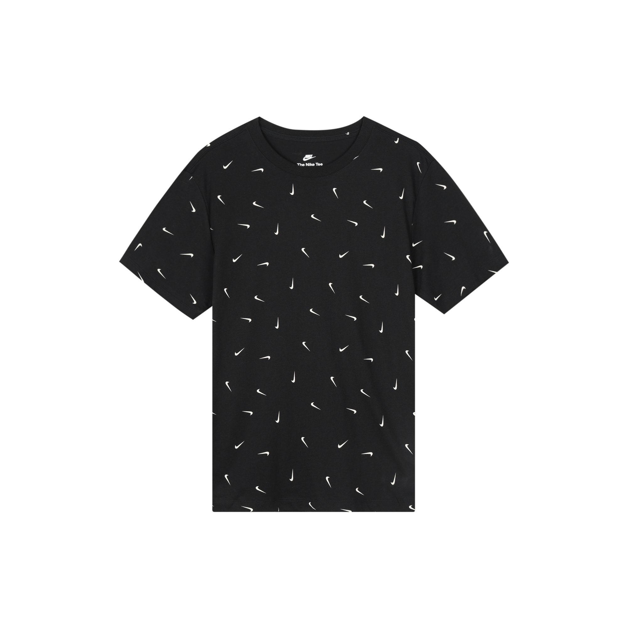 Nike T Shirts Men`s Black Crew