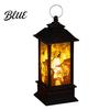 Flexible Placement Lamp Halloween Night Light Vintage Battery Operated LED Lantern Simulated Flickering Flame Warm Glow Light Lantern for Party Home