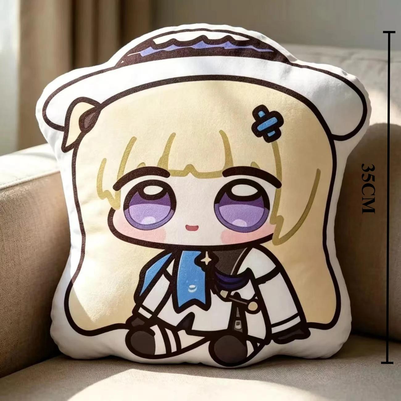 Phoebe Q Versie Schattig Pluche Kussen Cartoon Anime Merchandise Sierkussen Voor Huis Bank Decoratie Anime Liefhebbers Cadeau