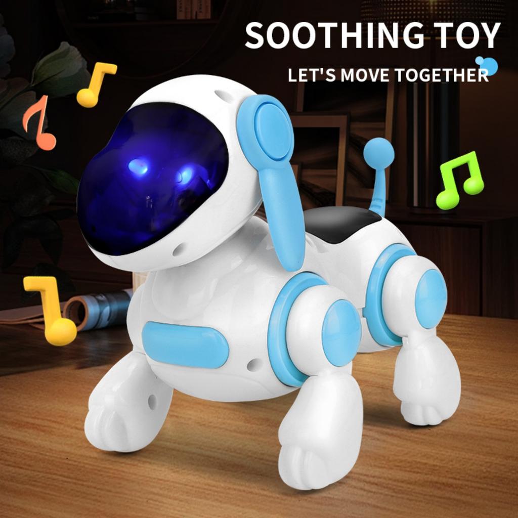 Smart Interactive Robotic Dog Educational Toy For Kids Sound Music Crawling Singing New