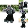 Adorable Plush Gorilla Toy With Soft Short Velvet Fabric Perfect For Kids Birthday Gift