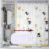 Bathroom Shower Curtain Waterproof Bathtub Bathing Curtains Easy Clean And Wipe Peva Shower Curtains Bathtub Curtain With Hooks