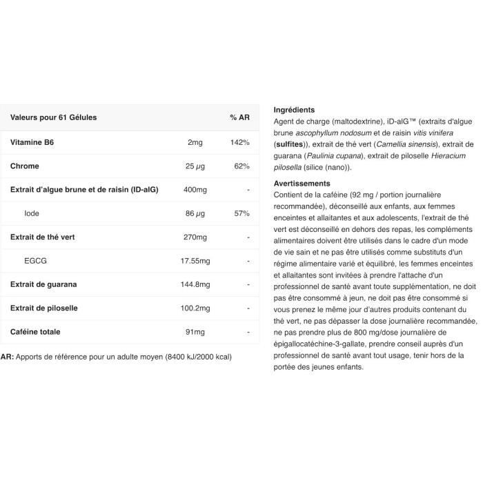 EAFIT Capsule Burner - Ultra Slim Burner - 120 Capsules