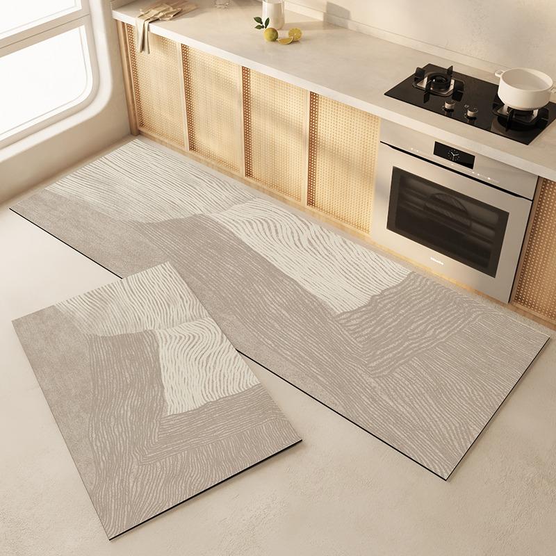Kitchen Floor Mat Absorbent Non-slip Carpet Quick Drying Diatom Mud Foot Mats Long Carpets Japanese Style Home Decoration Rug