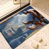 God Of War Video Game Kitchen Mat Cheaper Anti-slip Modern Living Room Balcony Printed Modern Home Decor