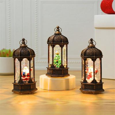 Christmas Decoration Retro Small Wind Lamp Xmas Decorations Night Lamp 2023 New Christmas Gifts