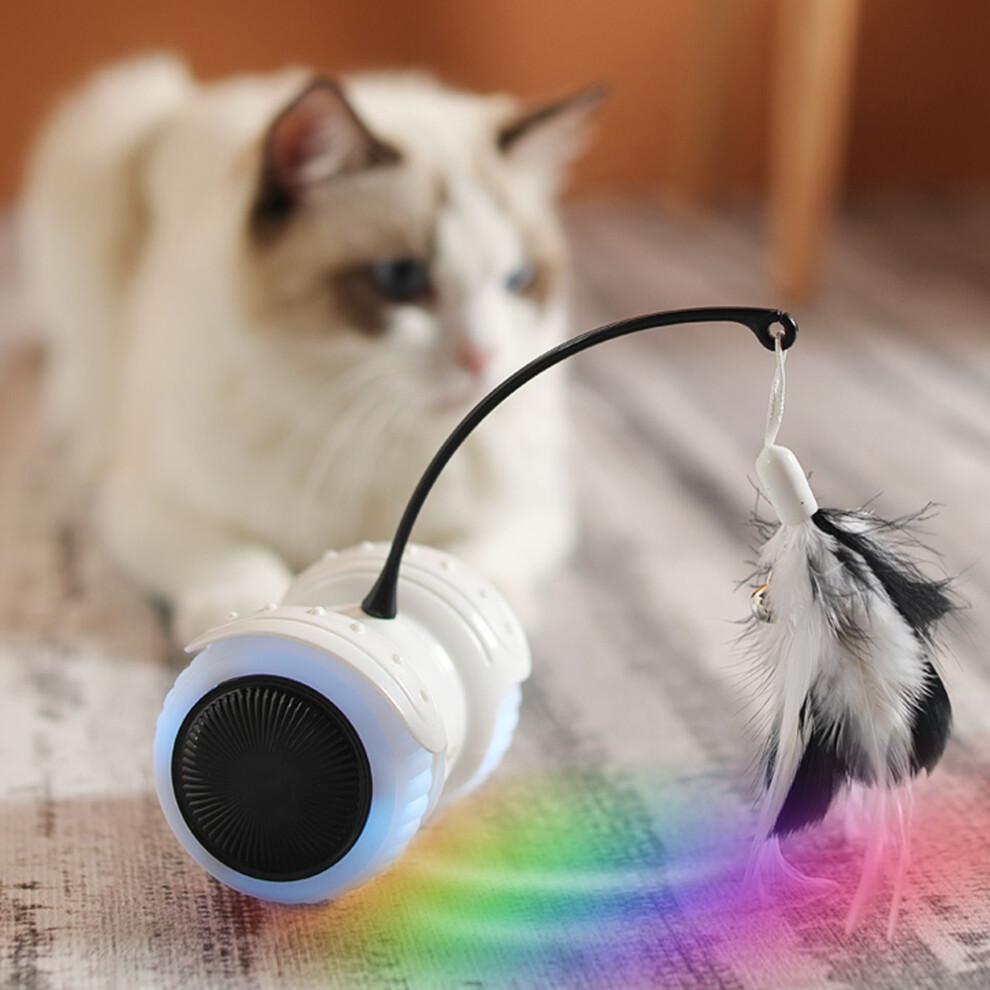Automatic Cat Toy for Indoor Cats, Interactive Cat Toys with Smart Sensing Moving Technology, USB Rechargeable High Torque Motor Electric Mouse-Like P