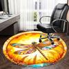 Stained Dragonfly Office Carpet Chair Mats, Home Decor, Sofa Rug, Office Carpet Gift for All Rooms1118166a