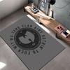 Alfombra con Logo de Wu-Tang Clan adecuada como alfombrilla antideslizante para la sala de estar o el sofá del dormitorio