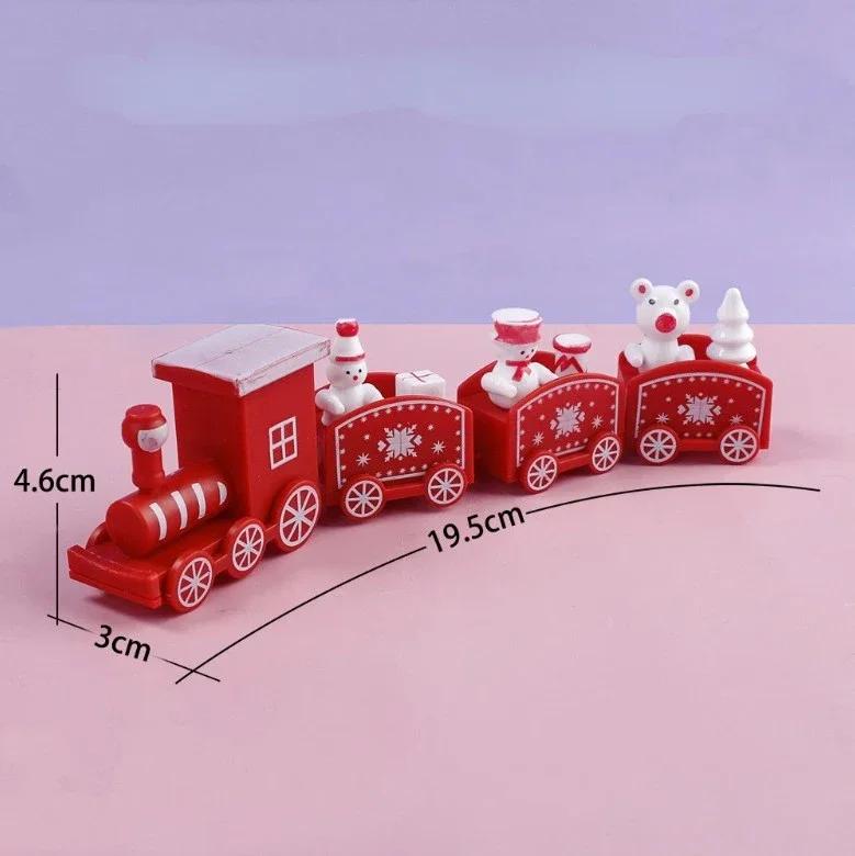 Christmas Train Christmas Train Toys Christmas Party DIY Decorations Home Cristmas Cake Decoration Ornaments Happy New Year