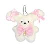 Cute Puppy Plush Toy Pendant Keychain Cartoon Big Ear Dog Dolls Figure Ornament for Backpack or Car Key Bag Charm Decors