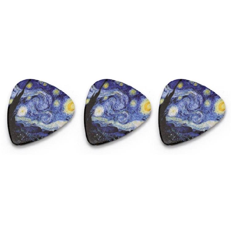 3Pieces Fashion Guitar Picks Colorful Multiple Thickness Options 0.46 0.71 0.96mm Celluloid Plectrums Celluloid Texture 1