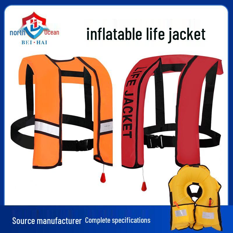 High Buoyancy Portable Inflatable Life Jacket for Marine and Fishing