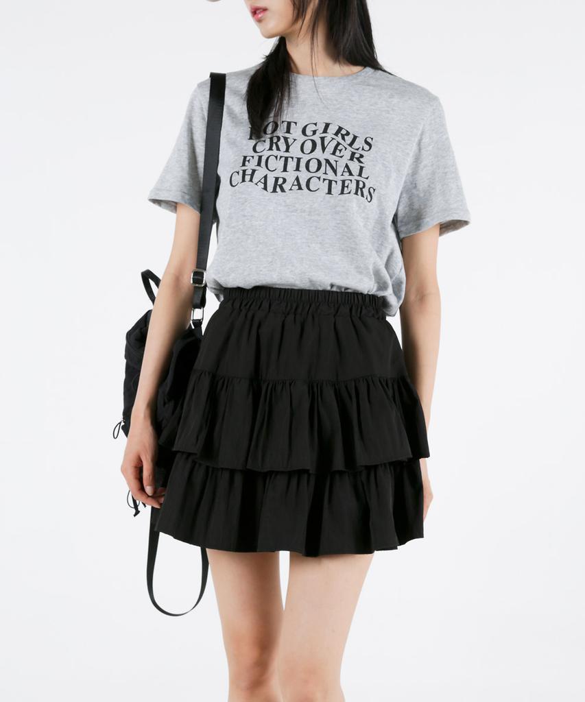 UMM 3-Tiered Inner Pants Elastic Skirt 2 Colors