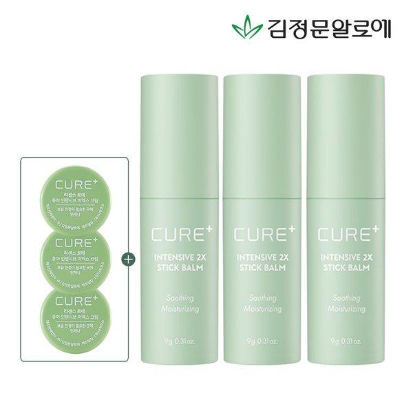 

Kim Jung Moon Aloe Kim Jeongmoon Aloe Cure 2X Cream Moisture Stick Balm 9 г 3 шт. [2x Mini 3]